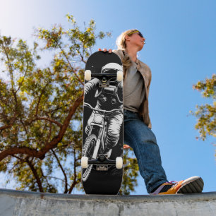 Skate Passeio de Bicicleta Astronauta Cósmico Aventura E