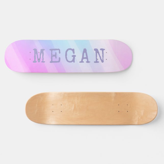 Skate Pastel Custom Board Option to add Trucks & Wheels (Horz)