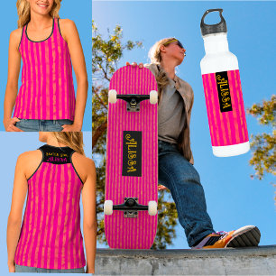 Skate Patinador legal cor-de-rosa, de cor-de-laranja, fe