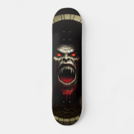 Skate Patineta Monstruo Vampiro Feroz