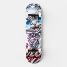 Patinete CHROME KITTEN, com Trucks e Rodas
