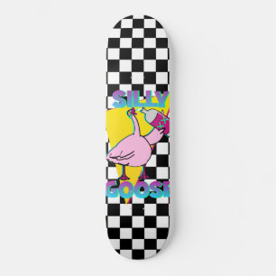Skate Patinete Estampa Xadrez Ganso Bobo Vintage 80s