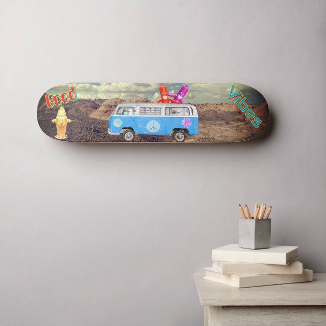 Skate Patins Good Vibes (Arte de parede (Horz))