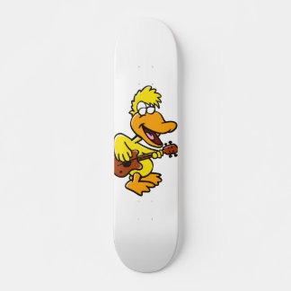 Skate Pato amarelo tocando guitarra | escolher cor de re