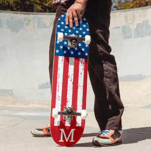 Skate Patriótico Personalizado do Bandeira Americano Per