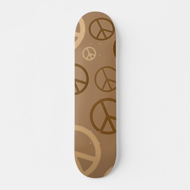 Skate Paz de marrom (Frente)