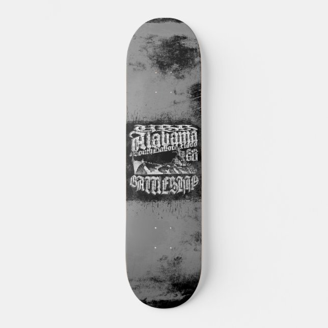Skate Pé-de-batalha Alabama 8 1/8" (Frente)