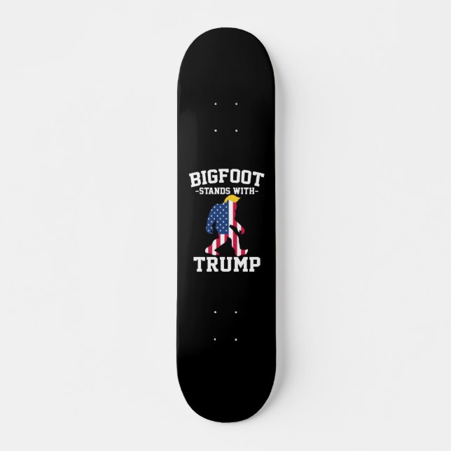 Skate Pé Grande Apoia Trump Eleições 2024 (Frente)