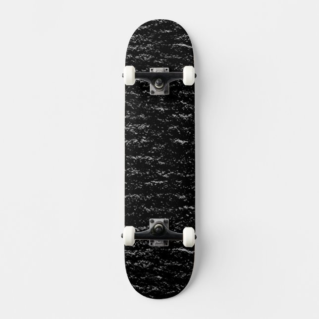 Skate Pedra preta e prata (Frente)