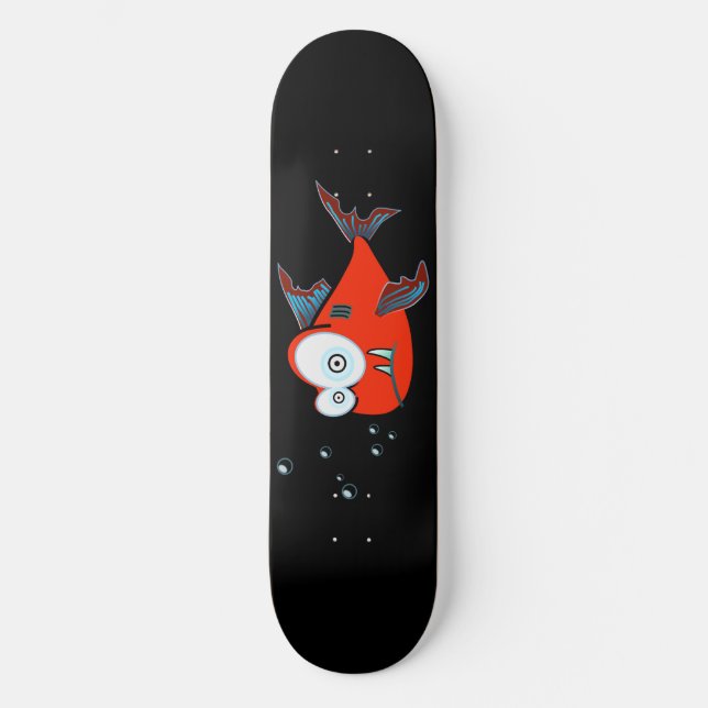 Skate Peixe surpreendido Pão de Pé (Frente)