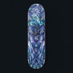 Skate Penas Bonitas - Voo Exótico<br><div class="desc">Lindas Penas - Escolha / adicione suas cores de fundo favoritas!</div>