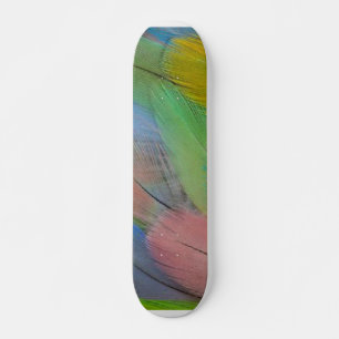 Skate Penas Coloridas