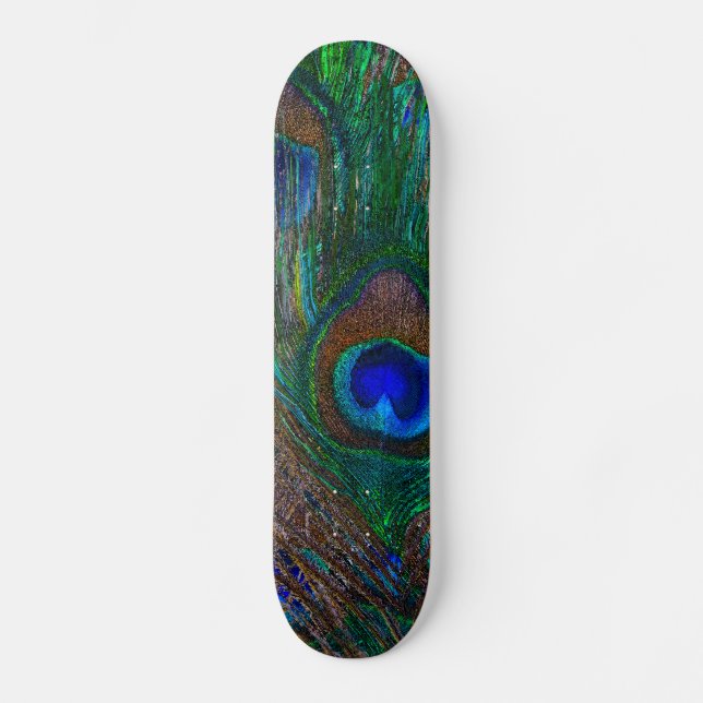 Skate Penas de Peacock Vibrantes, Etapa de Estilo (Frente)