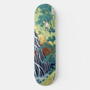 Skate Peregrinos na Cachoeira Kirifuri arte japonesa 