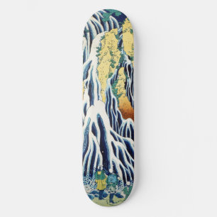 Skate Peregrinos na Cachoeira Kirifuri arte japonesa 