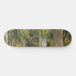 Skate Pérgola Com Uvas De Vinho (Paisagem De Vinha)