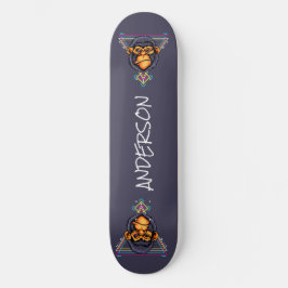 skate Personalizado Angry Gorilla Head Sagrado
