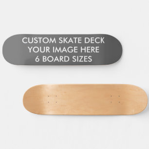 SKATE PERSONALIZADO, CINZA DE FERRO DE 1/2"
