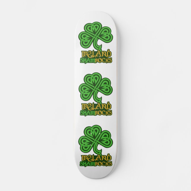 skate personalizado da Irlanda (Frente)