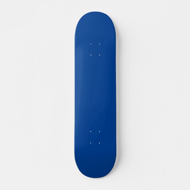 skate personalizado de cor sólida mínimo simples (Frente)