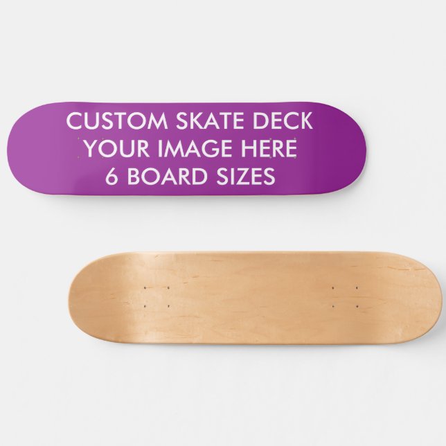 SKATE PERSONALIZADO DECK 8 PULA DE PLUM DE 1/2" (Horz)