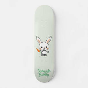 Skate Personalizado do Snuggle Bunny Kawaii
