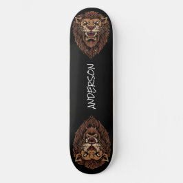 skate Personalizado Leão Irritado