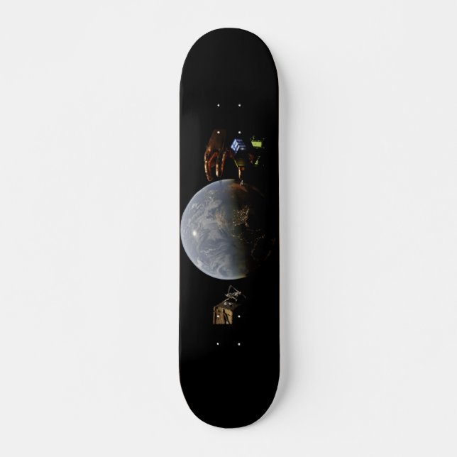 skate personalizado original nº 2 SPACE (Frente)