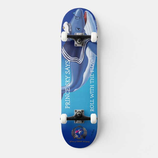 skate personalizado Prince Sky (Frente)
