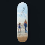 Skate Personalizado Seu Quadro Personalizado De Texto Fo<br><div class="desc">Painéis de texto e fotos personalizados - Único seu próprio Design - Mãe personalizada / Filho / Família / Amigos ou Presente pessoal do skate - Adicione seu texto e foto - Redimensionar e mover elementos com a ferramenta Personalização! Escolha fonte / tamanho / cor! Boa Sorte - Seja Feliz...</div>