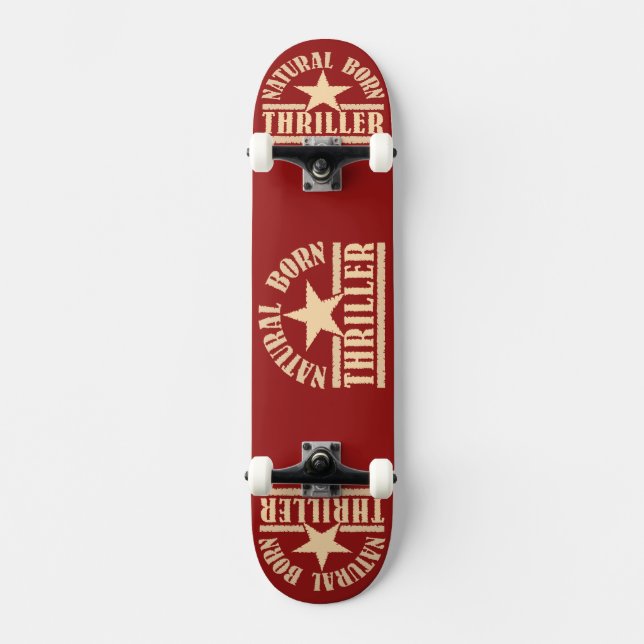 skate personalizado Thriller do Nascer Natural (Frente)