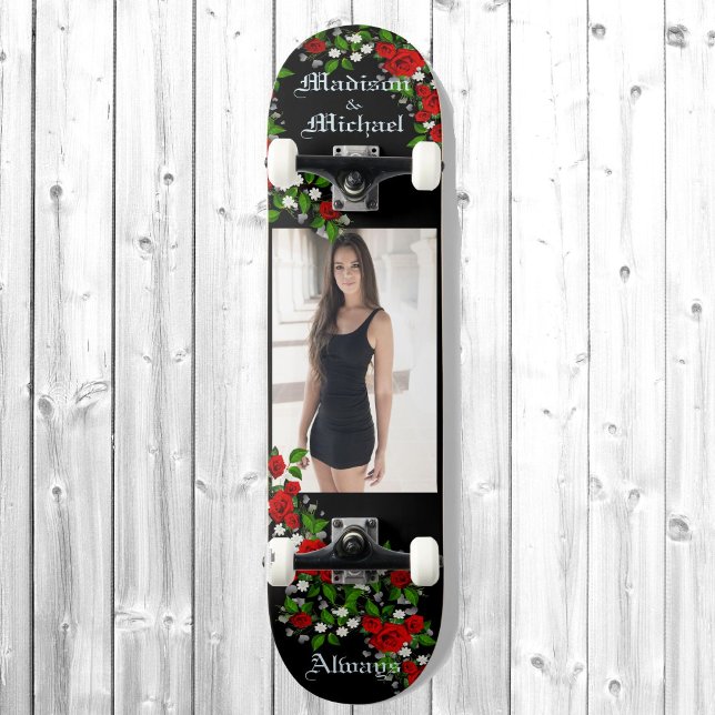 Skate Personalize nomes e grande mão de fotos criada (Criador carregado)