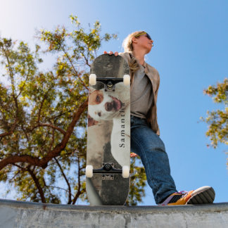 Skate Personalized Dog Photo Family name