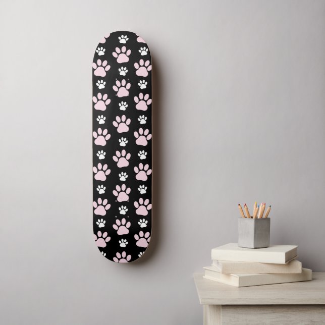 Skate Pestanas, Patas Rosa, Patas Cachorros, Patas Anima (Arte de parede)
