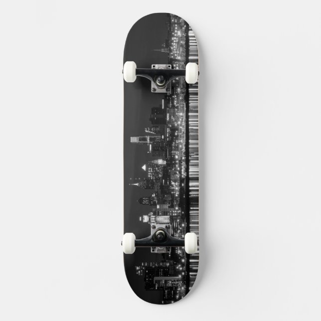 Skate Philly night b/w (Frente)