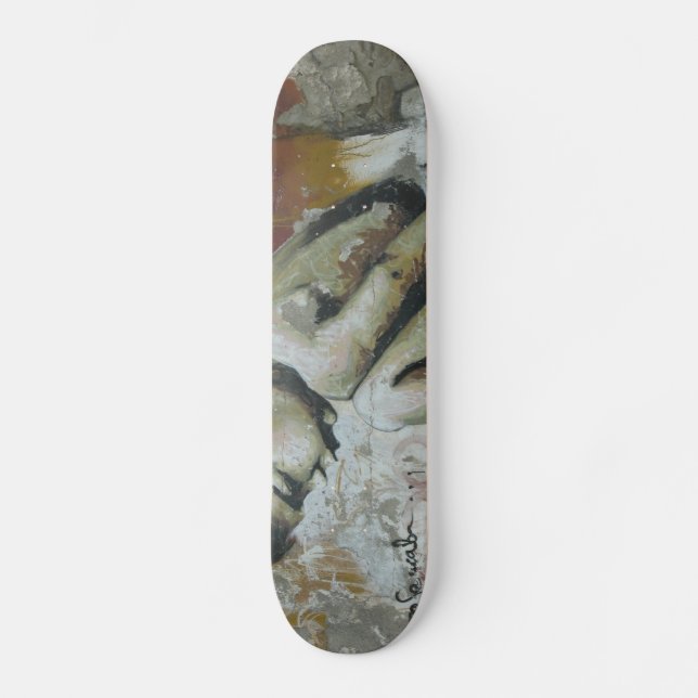 Skate Pichação de Menino (Frente)