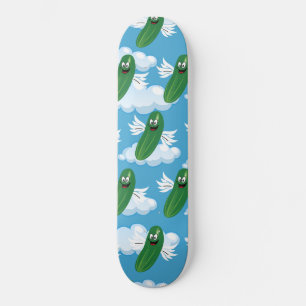 Skate Picles de Pepino Engraçados Humor de Alimentos Fan