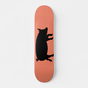 Skate Pig Silhouette