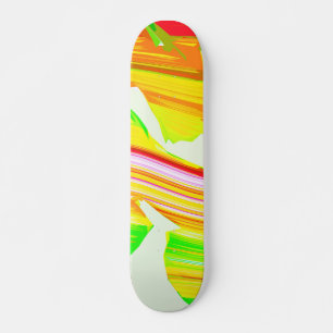 Skate Pincel arco-íris