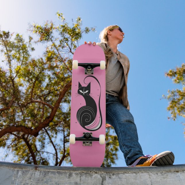 SKATE PINCO DE PINCO DE TIPO DE GATO PRETO (Ao ar livre 1)