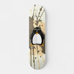 Skate Pinguim Legal Com Óculos de Sol Tinta Neutra Espal