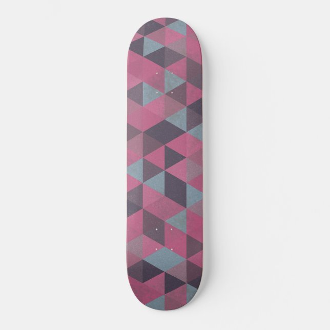 Skate Pink geometric triangles (Frente)