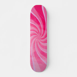 Skate Pink Retro Swirls