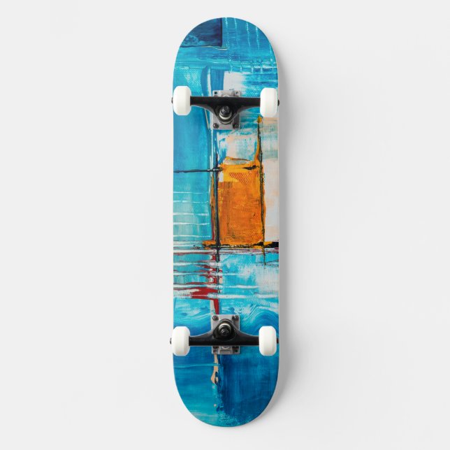 Skate Pintado Artisticamente Legal (Frente)