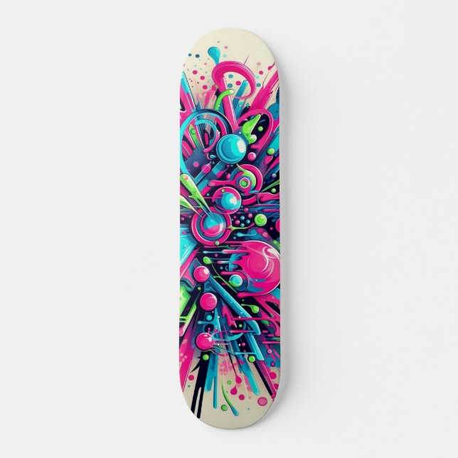 Skate Pintor de Neon (Frente)