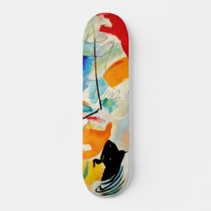 Skate Pintura da Batalha do Mar de Kandinsky em 1913
