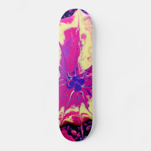 Skate Pintura de Arte Fluida 