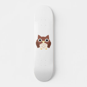 Skate pintura de coruja