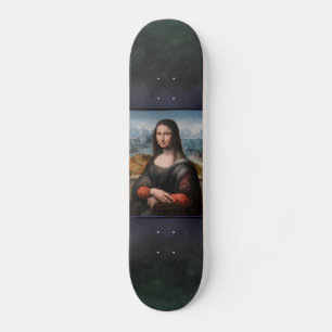 Skate Pintura de Mona Lisa