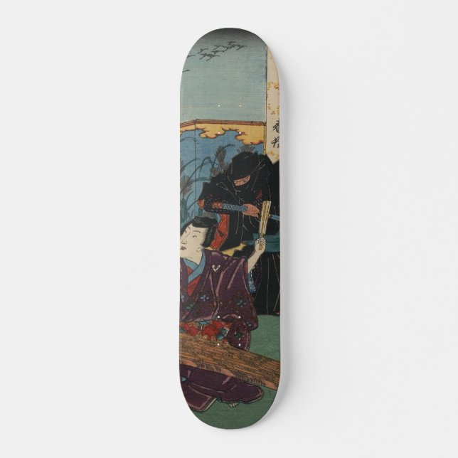 Skate Pintura de Ninja cerca de 1853 (Frente)